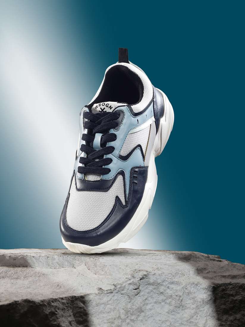 Buy WROGN Men Colourblocked Sneakers Casual Shoes for Men 25120252 Myntra