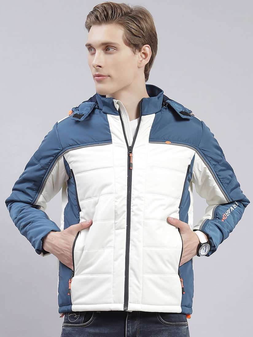 Buy Monte Carlo Hooded Colourblocked Lightweight Padded Jacket Jackets for Men 25121118 Myntra