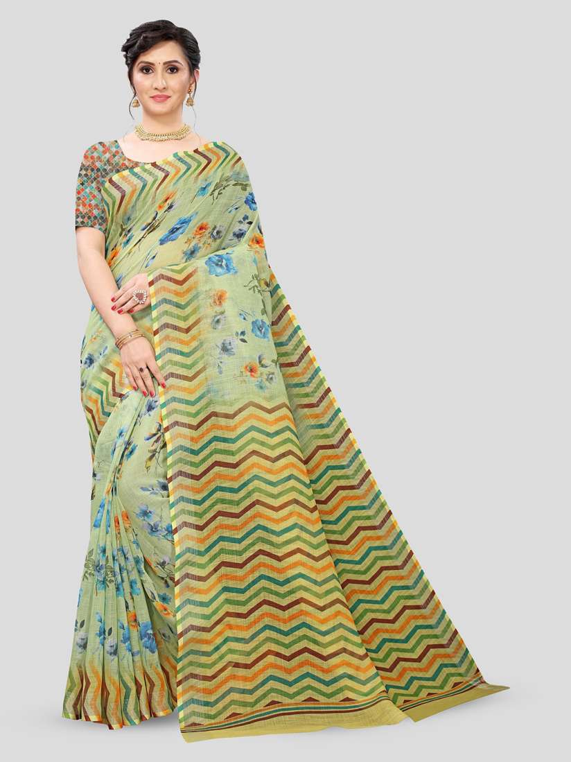 Linen sarees myntra best sale