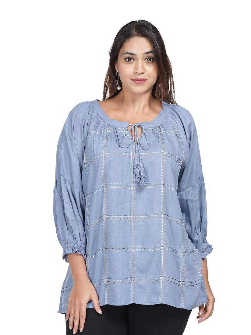 9shines Label Plus Size Womens Casual Tops Women Embroidered Loose