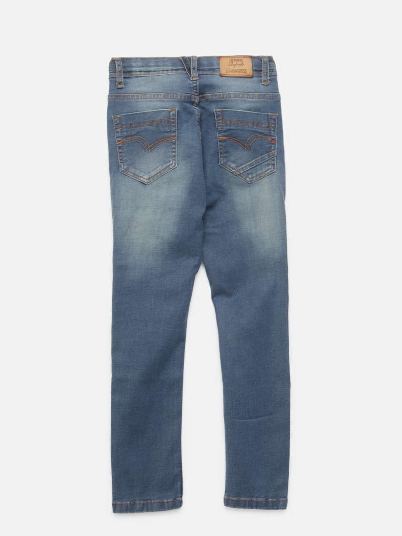 Buy Lee Cooper Boys Blue Skinny Fit Mid Rise Clean Look Stretchable Jeans Jeans for Boys 2513718 Myntra