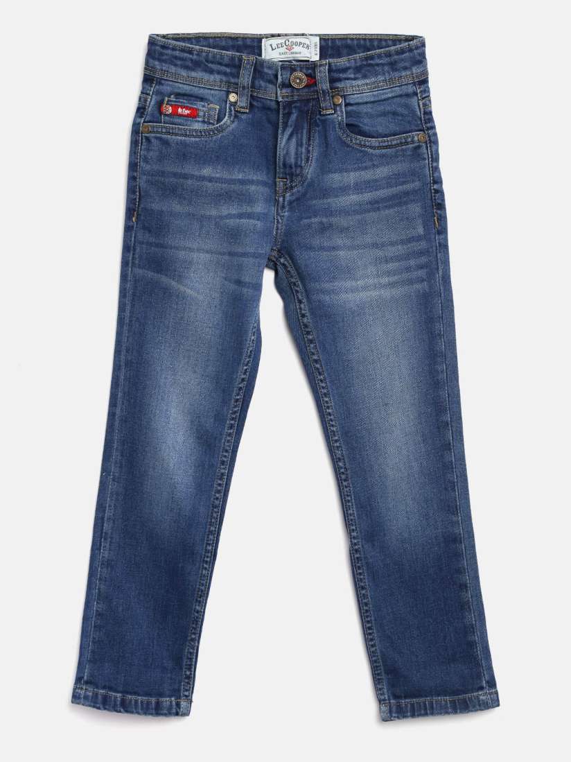 Buy Lee Cooper Boys Blue Slim Fit Mid Rise Clean Look Stretchable Jeans Jeans for Boys 2513724 Myntra