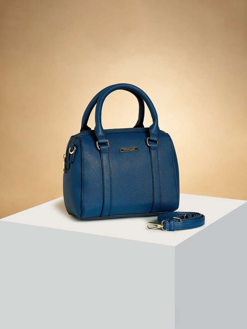 Buy Forever Glam by Pantaloons Textured Structured Handheld Bag Handbags for Women 25142382 Myntra
