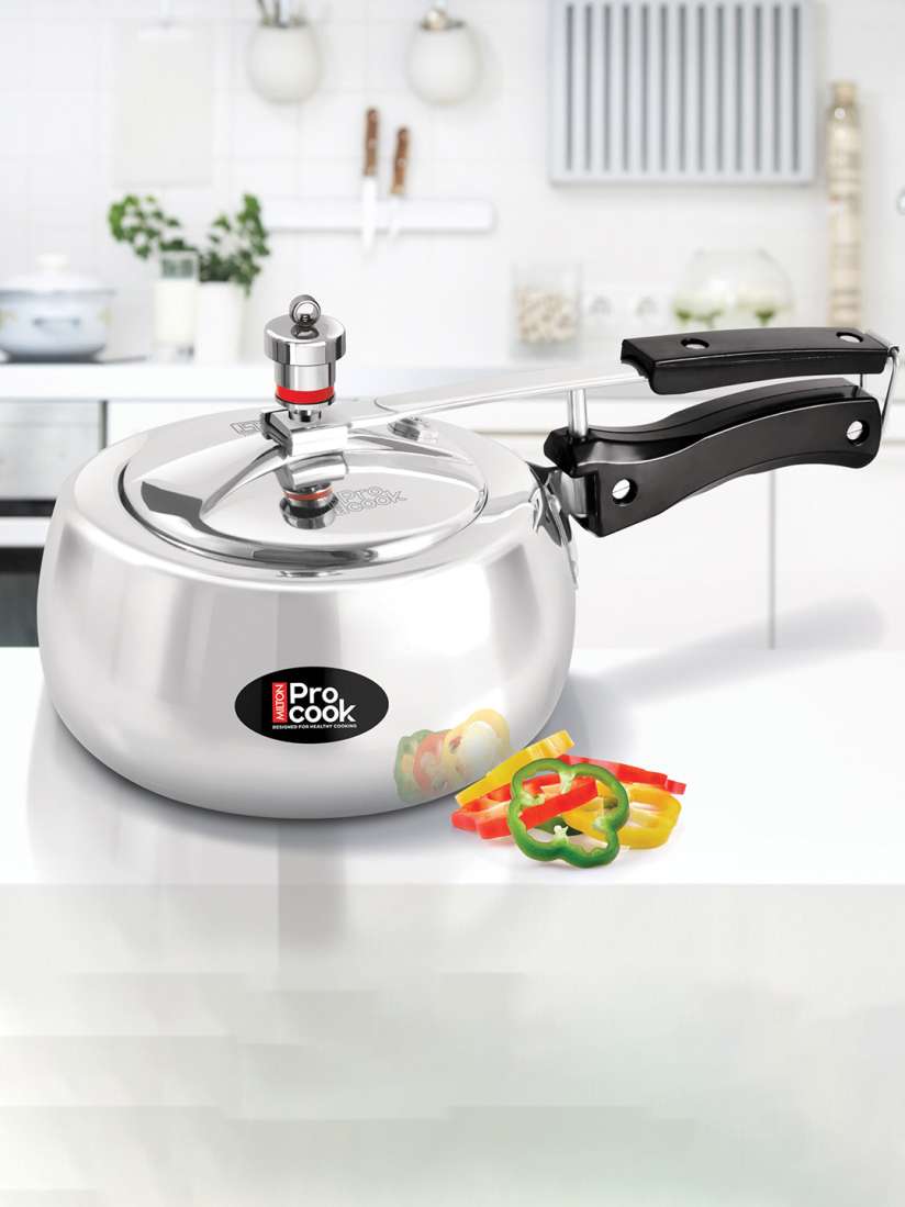 Buy Milton Aluminium Pro Cook Pressure Cooker With Inner Lid Non Induction Bottom 2 L Pressure Cooker for Unisex 25144794 Myntra