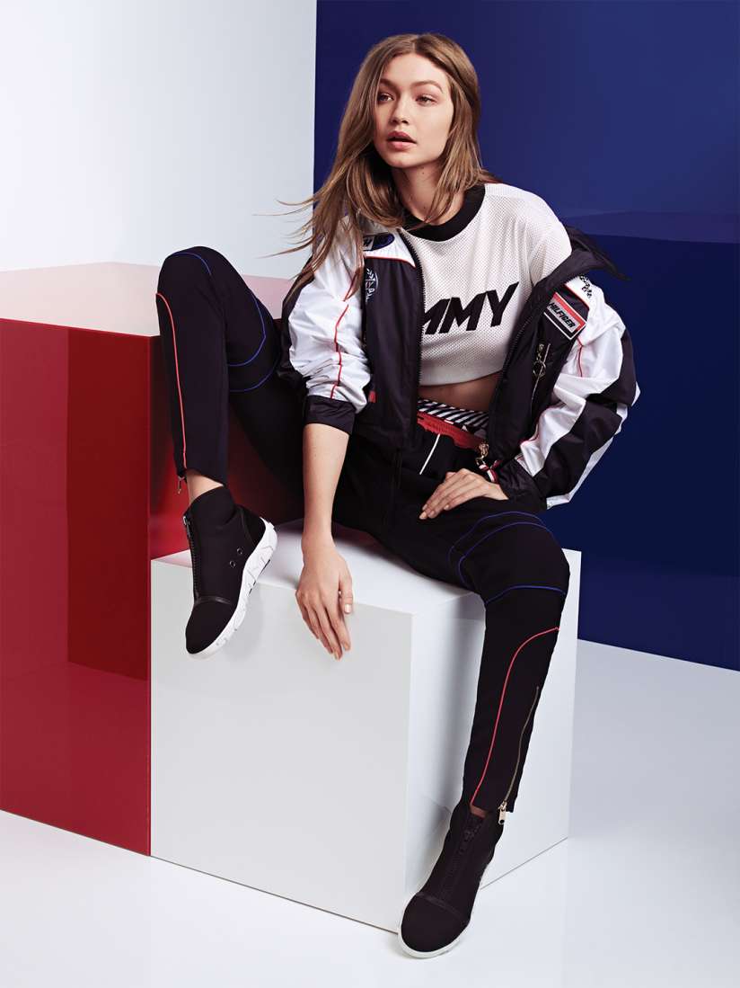 Gigi hadid tommy hilfiger t shirt outlet