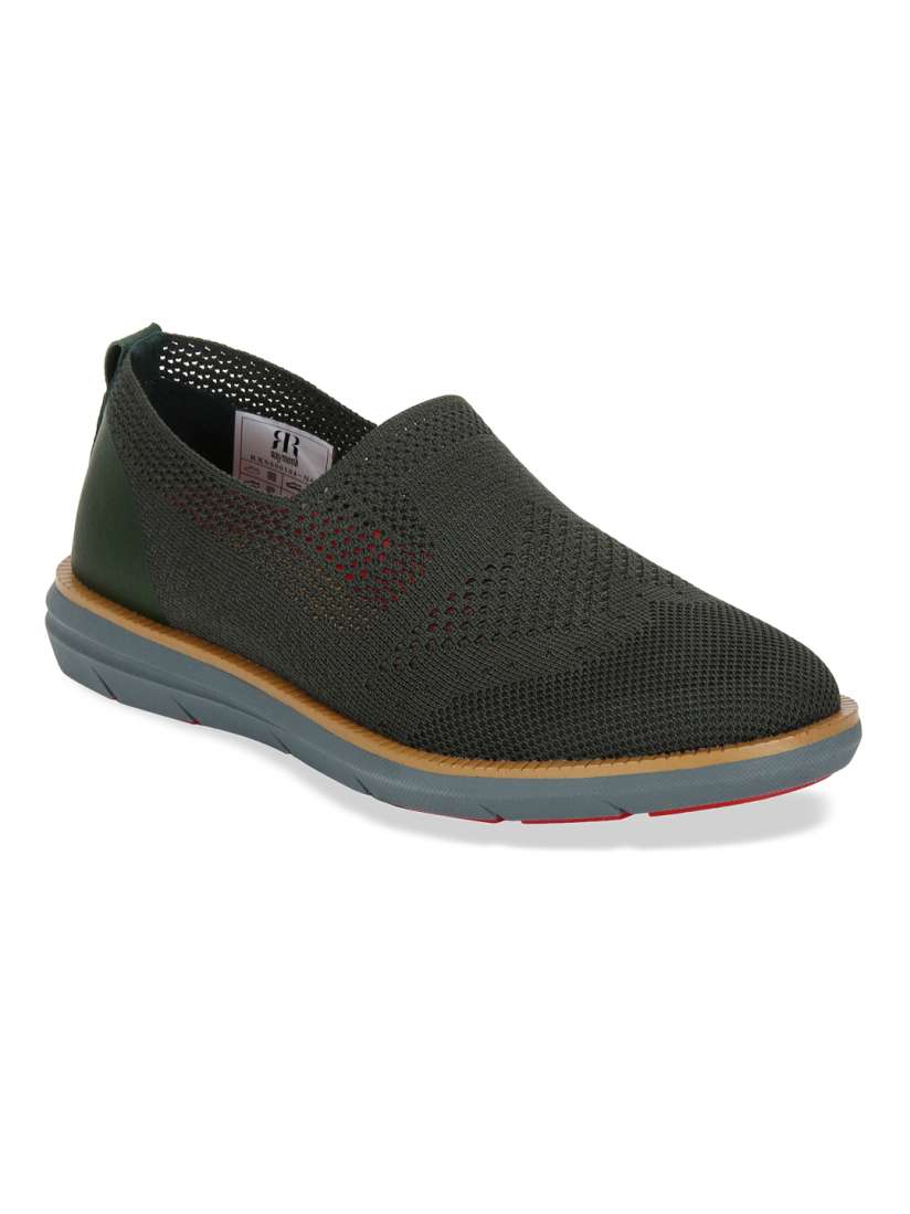 Buy Raymond Men Green Slip On Sneakers Casual Shoes for Men 2515034 Myntra