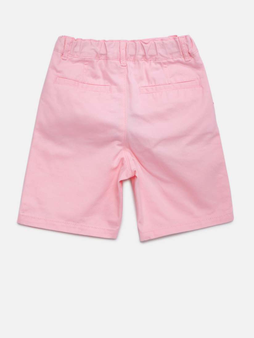 Buy The Childrens Place Boys Pink Solid Regular Fit Chino Shorts Shorts for Boys 2515104 Myntra
