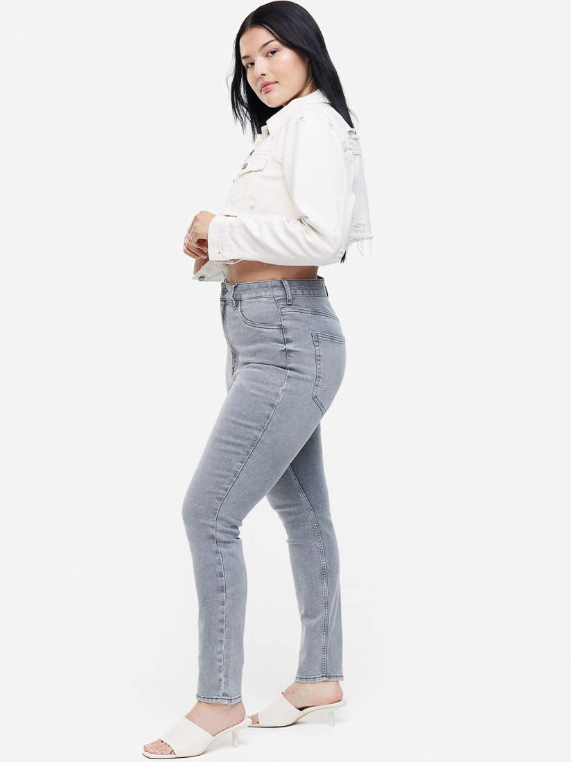 Buy H M Women Curvy Fit Ultra High Ankle Jeggings Jeans for Women 25154364 Myntra