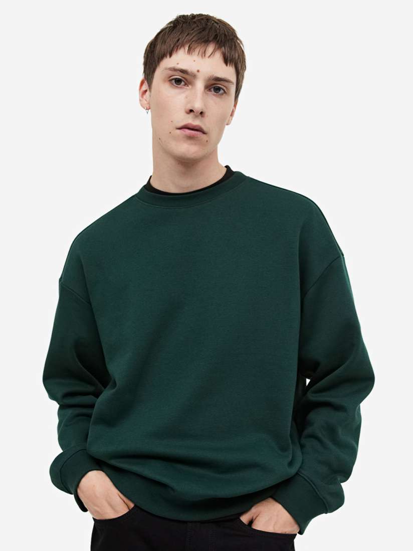 Buy H M Relaxed Fit Sweatshirt Sweatshirts for Men 25154390 Myntra