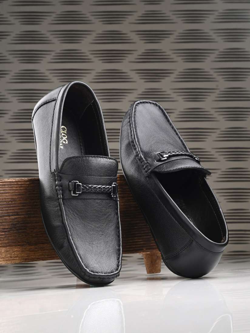 Buy CLOG LONDON Men Leather Square Toe Loafers Casual Shoes for Men 25156462 Myntra