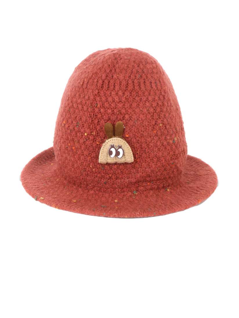Buy Zacharias Kids Woolen Knitted Round Cap Trilby Hat Hat for Girls 25158200 Myntra