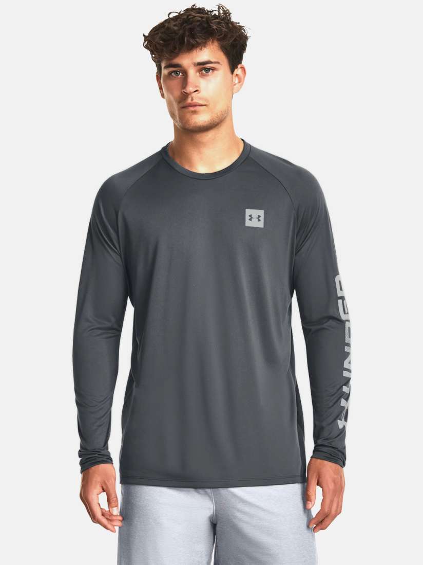 Buy UNDER ARMOUR Tech Print Fill Long Sleeve T shirt Tshirts for Men 25160040 Myntra