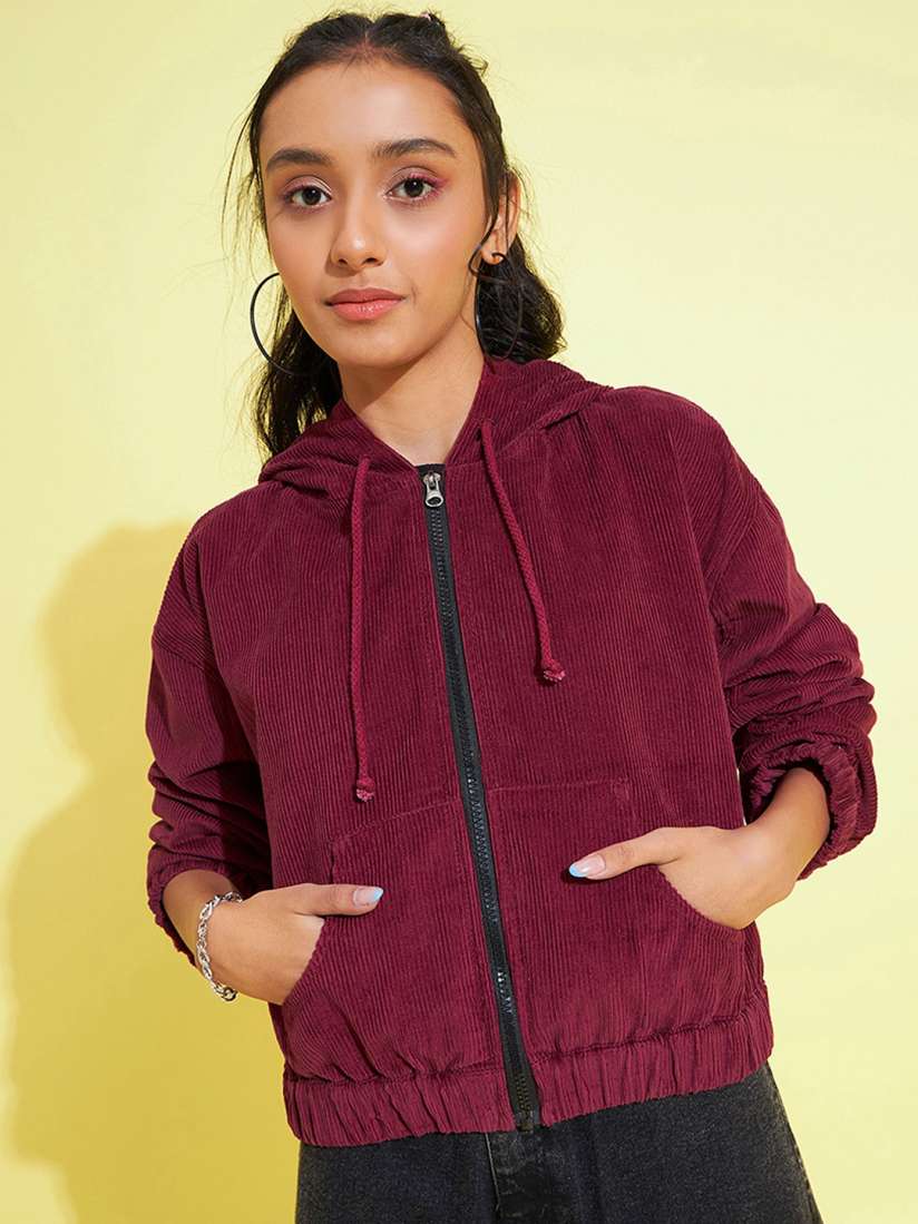 Girls burgundy jacket online