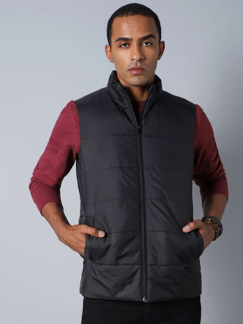 Mock collar jacket outlet