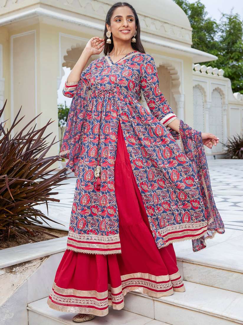 Anarkali kurta with skirt hotsell