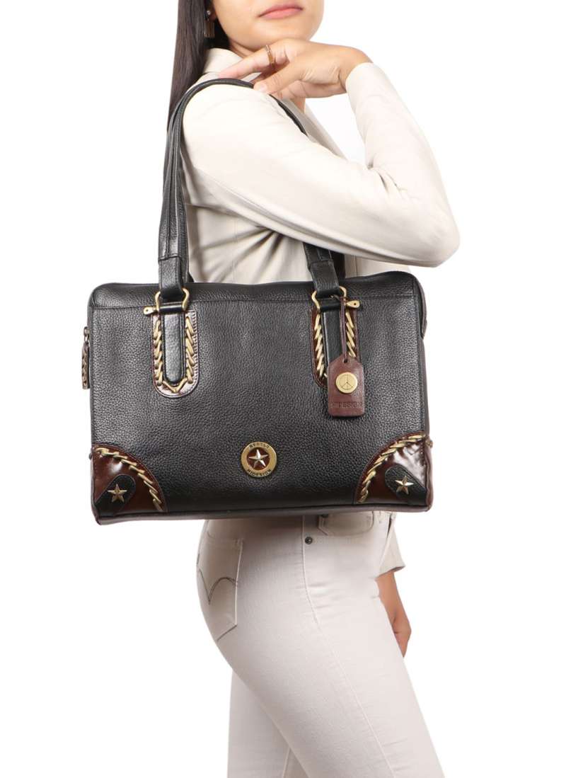 Buy Hidesign Leather Structured Shoulder Bag Handbags for Women 25169412 Myntra