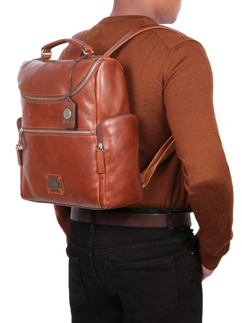 Buy Hidesign Leather Backpack Backpacks for Men 25169486 Myntra