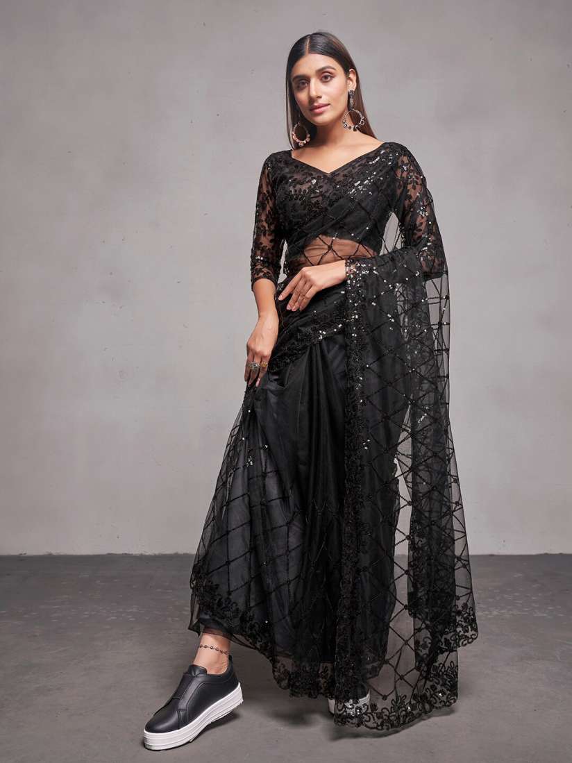 Myntra net saree outlet
