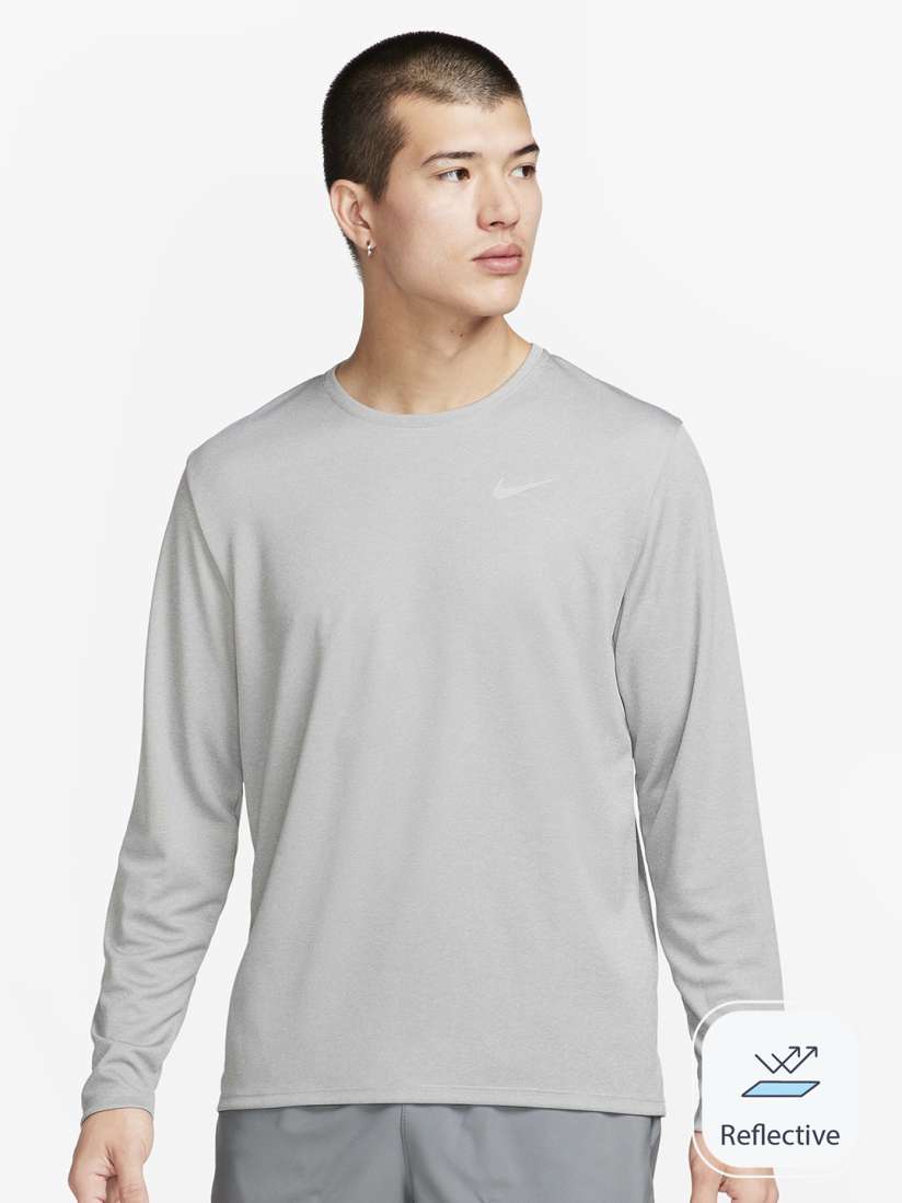 Buy Nike Miler Dri FIT UV Long Sleeve Running T Shirt Tshirts for Men 25175138 Myntra