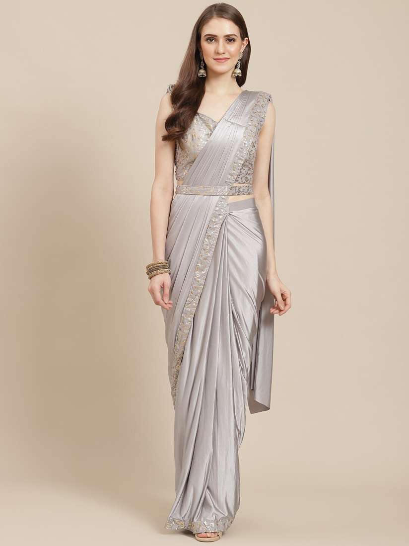 Ready to wear lycra saree top