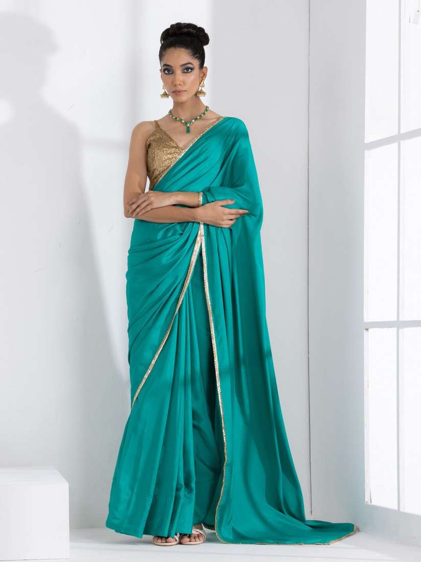 Buy Swtantra Zari Satin Saree Sarees for Women 25178654 Myntra