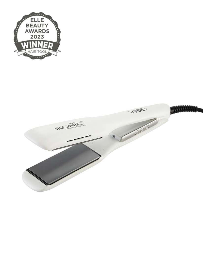 Buy Ikonic Professional Vibe Hair Straightener with Wide Ceramic Plates Ionic Technology White Straighteners for Women 25193212 Myntra