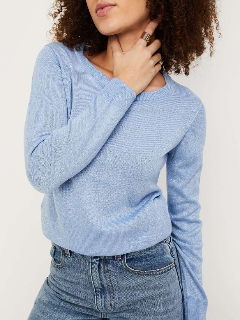 Buy max Round Neck Long Sleeves Acrylic Pullover Sweaters Sweaters for Women 25194560 Myntra
