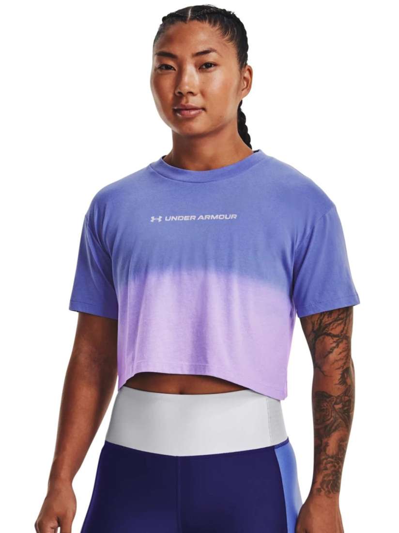 Buy UNDER ARMOUR Printed Detail Crop T shirt Tshirts for Women 25195618 Myntra