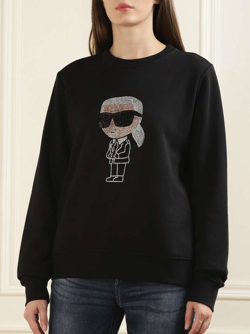 Lagerfeld Ikonik Karl Lagerfeld Women's Sweaters Women Red