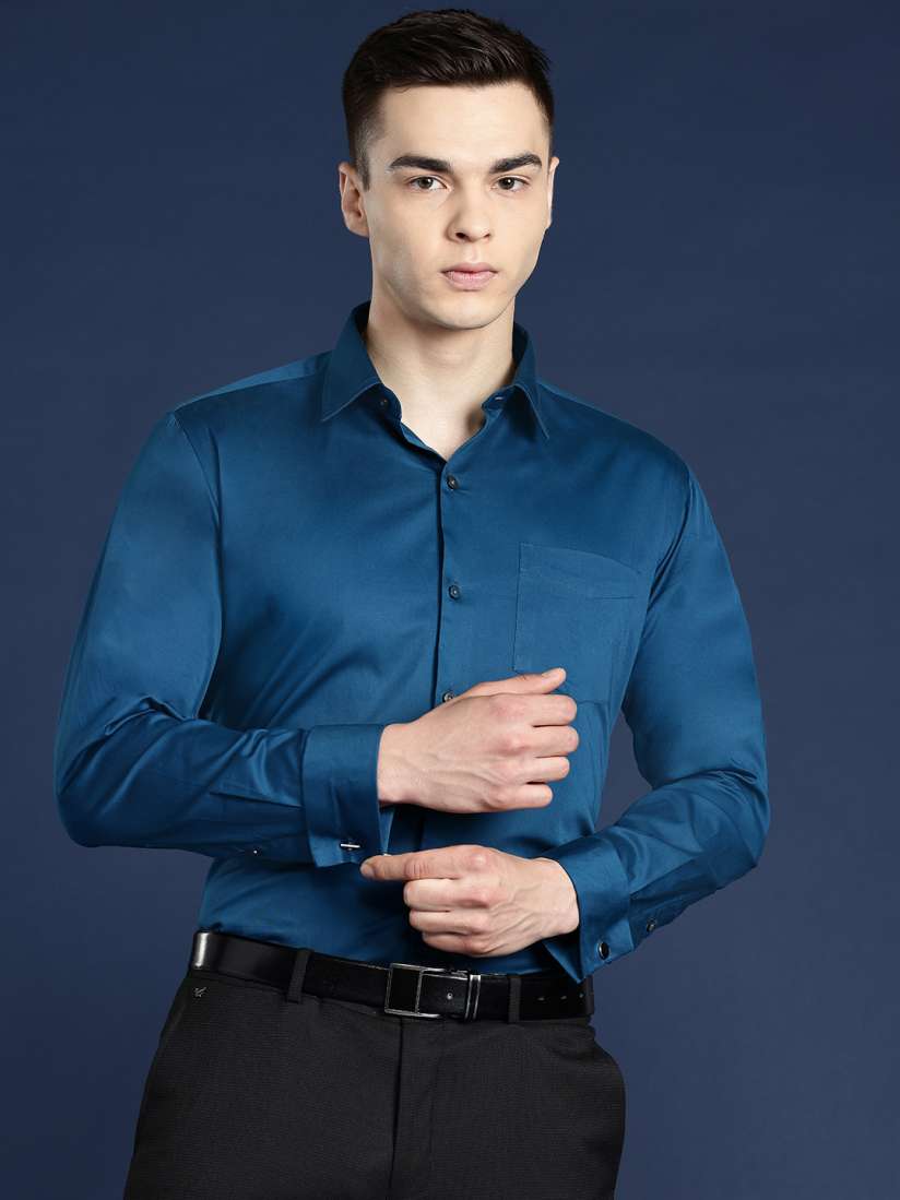 Satin collared shirt 2025
