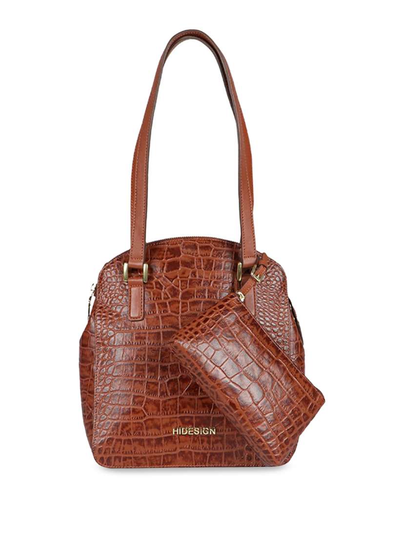 Buy Hidesign Textured Structured Leather Shoulder Bag Handbags for Women 25201344 Myntra