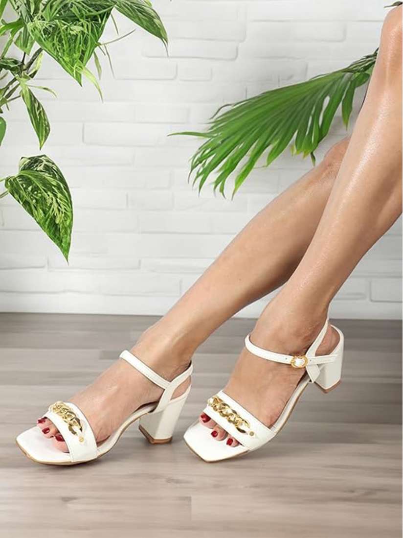 Myntra heels block shop