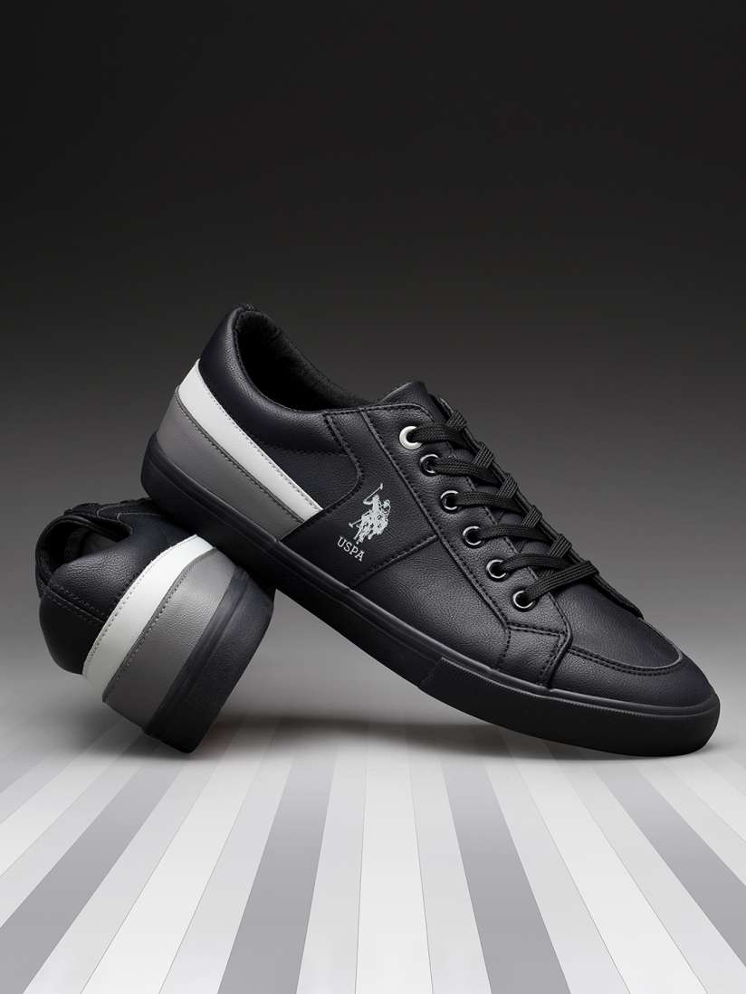 Buy U.S. Polo Assn. Men Perforations PU Sneakers Casual Shoes for Men 25203360 Myntra