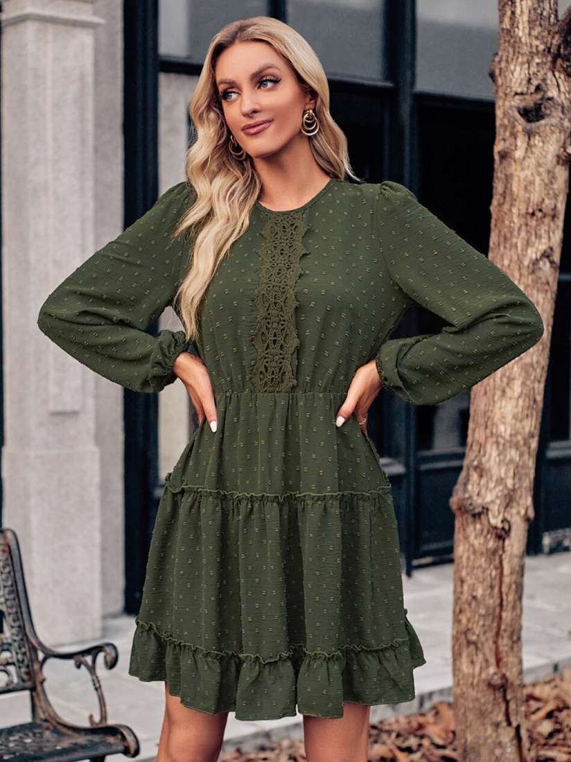 A line dress myntra top