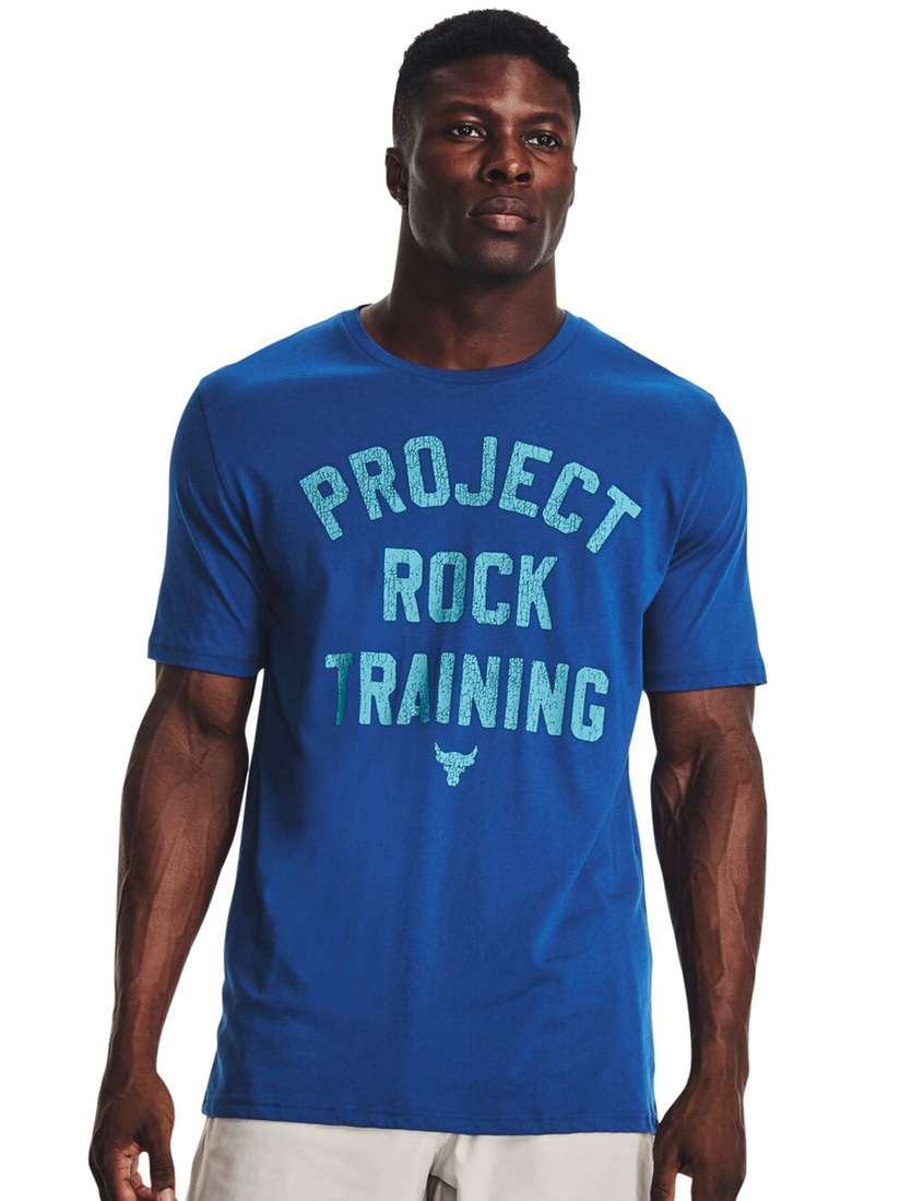 Mens Tshirt T Shirt Under Armour The Rock Men's Project Rock Iron