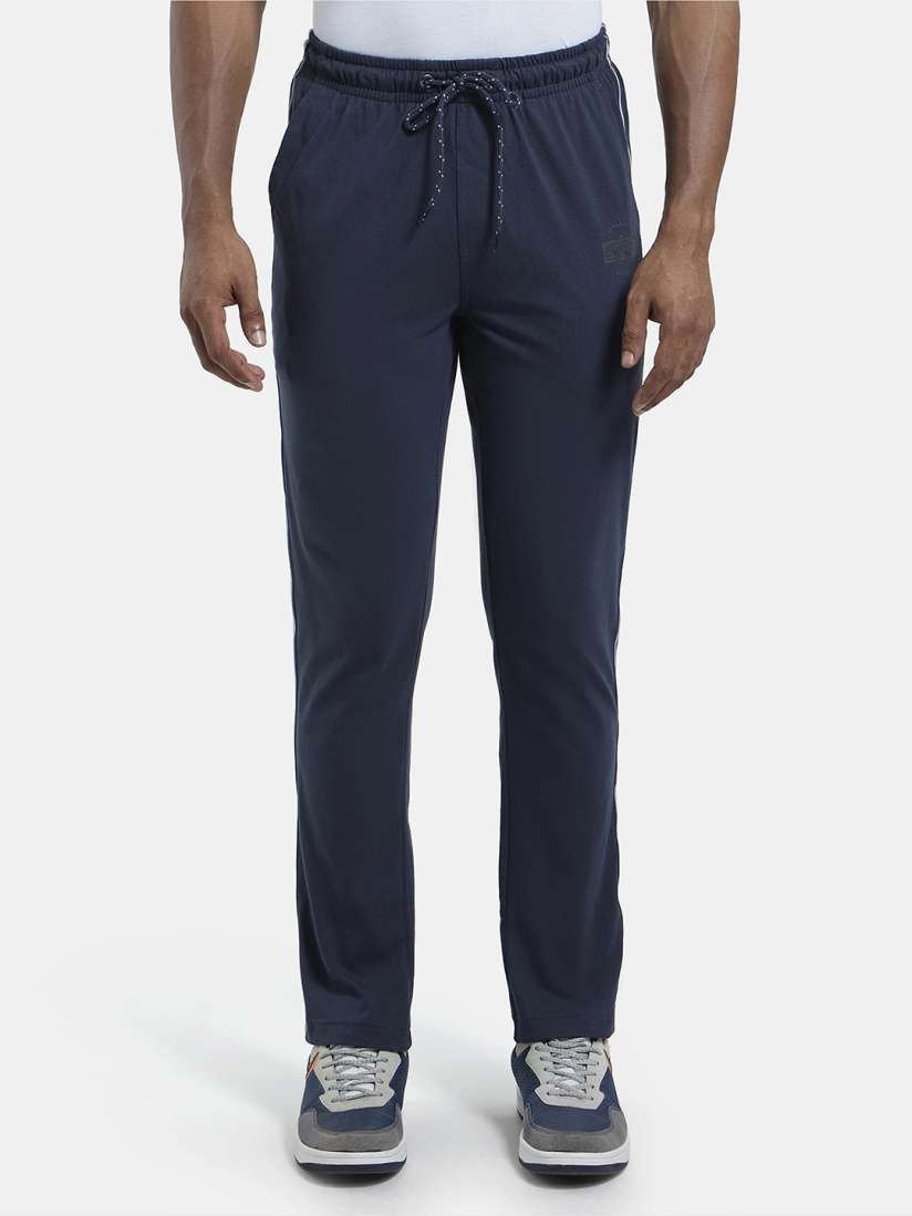 Buy Jockey Combed Cotton Rich Slim Fit Trackpant with Side and Back Pockets 9501 Lounge Pants for Men 25215856 Myntra