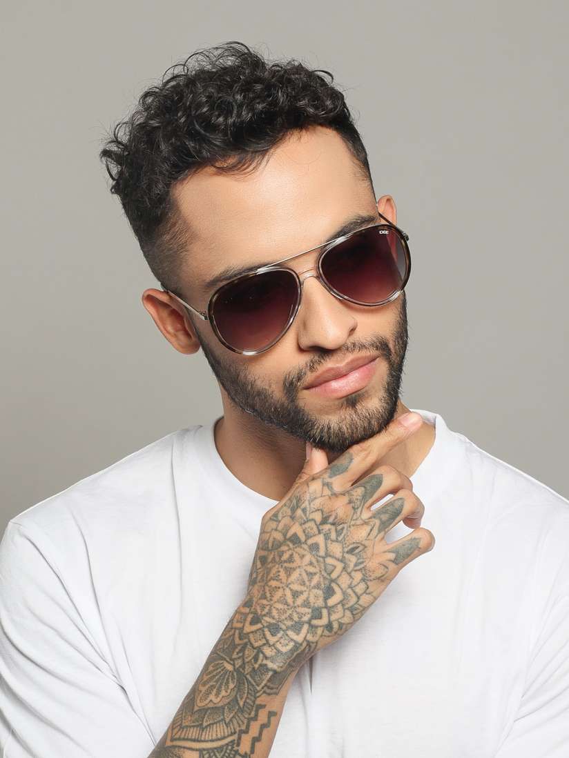Buy IDEE Men Aviator Sunglasses with UV Protected Lens IDS2912C3SG Sunglasses for Men 25218076 Myntra