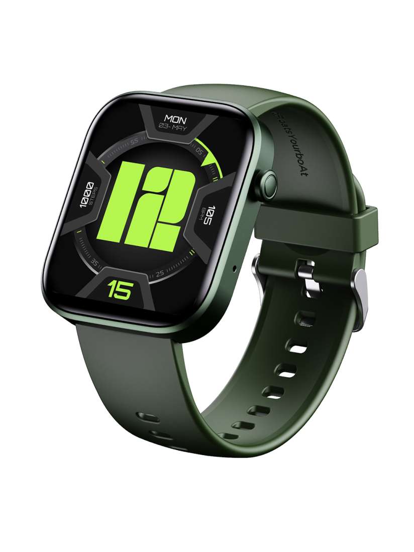 Buy boAt Olive Green Storm Call 2 1.83 HD Display Smart Watch Smart Watches for Unisex 25223186 Myntra