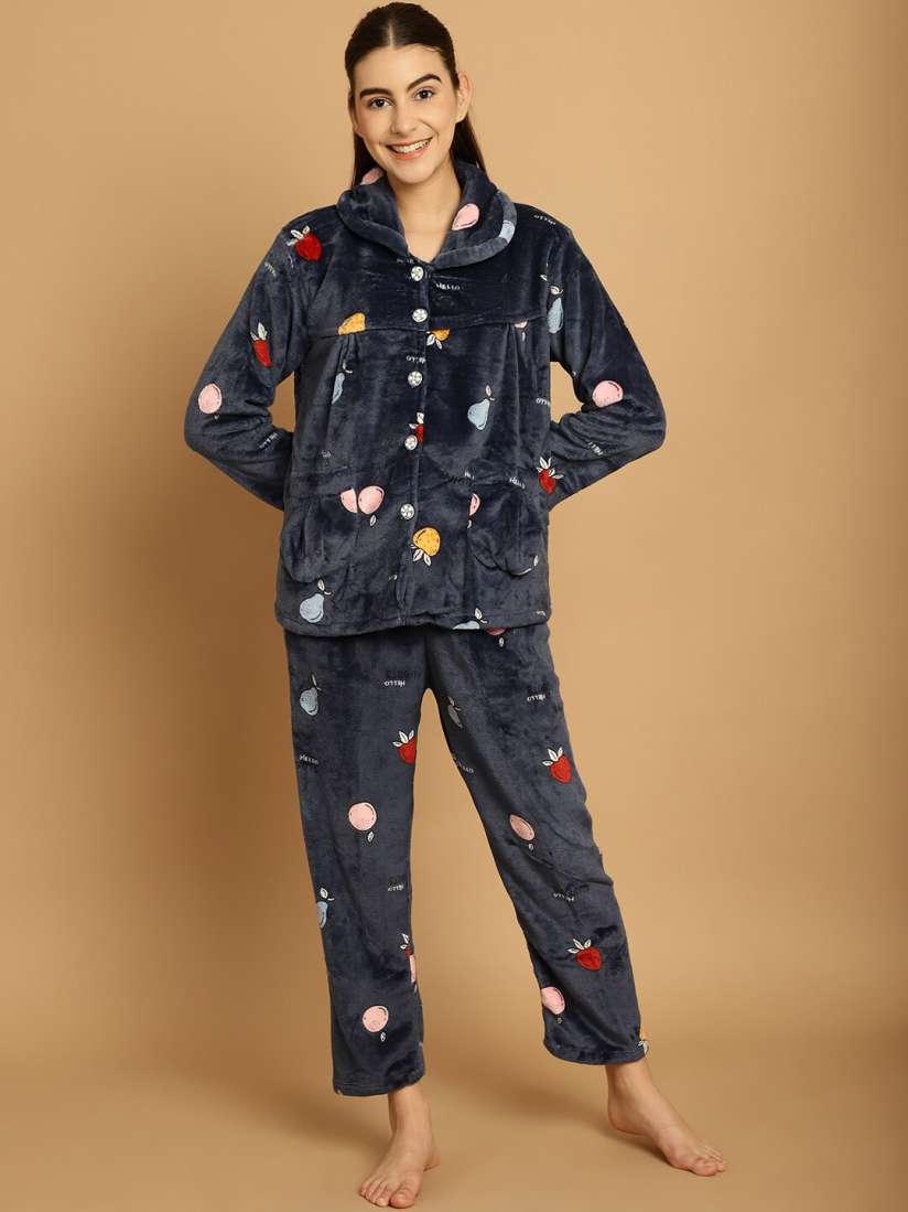 Night suit cartoon print hot sale
