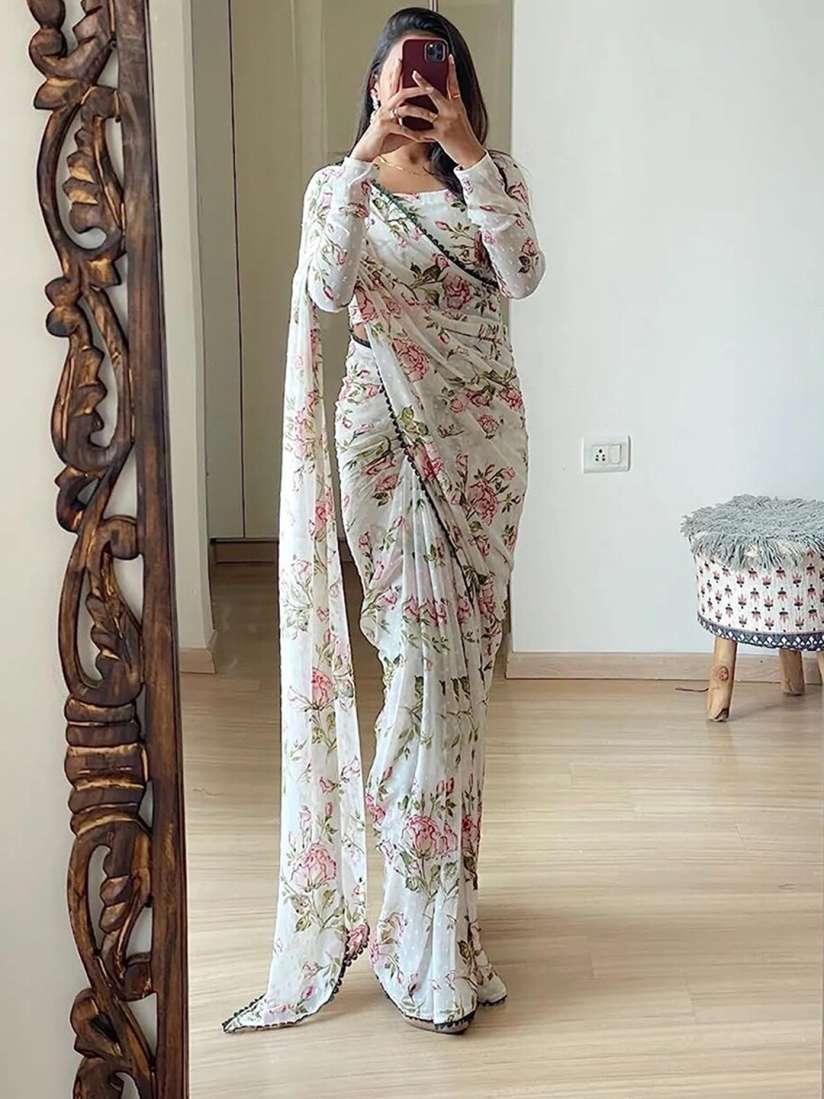Myntra printed sarees store