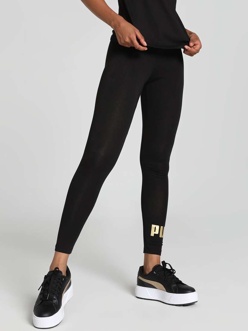 Buy Puma ESS Metallic Slim Fit Tights Tights for Women 25226706 Myntra