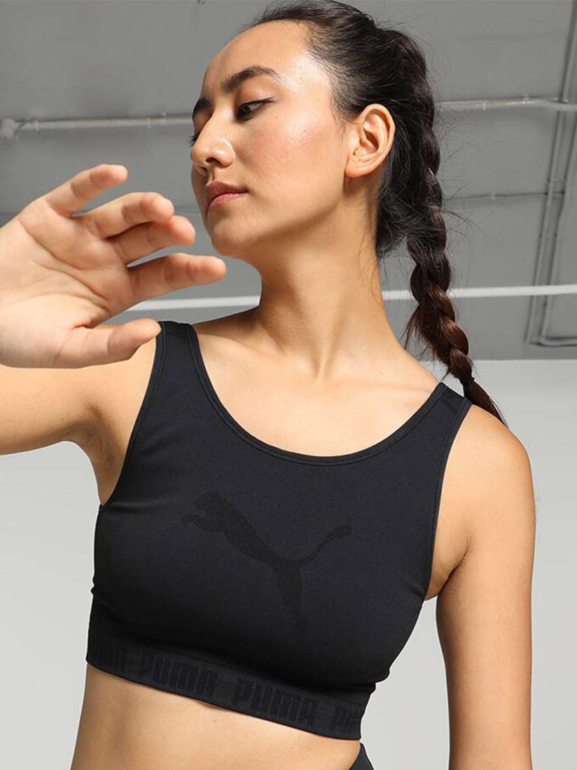 Puma evoknit seamless crop shop