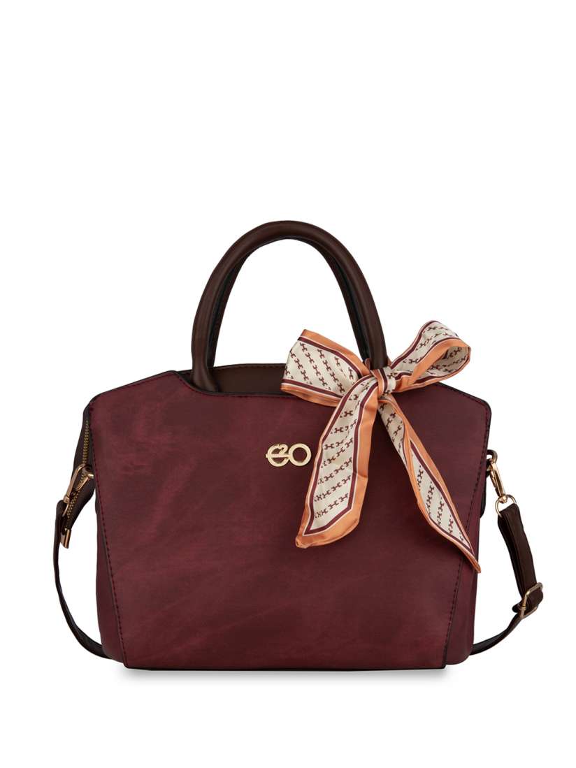 Buy E2O Structured Handheld Bag Handbags for Women 25230896 Myntra