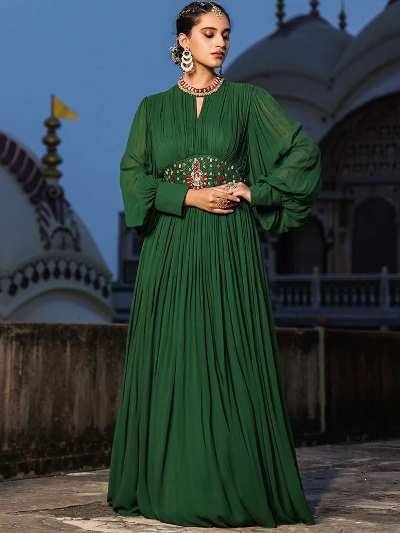 Heavy ethnic dresses clearance