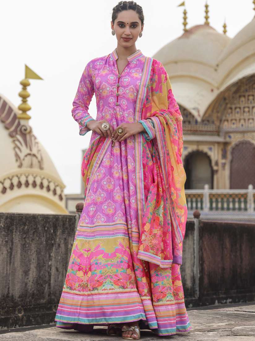 Anarkali gown myntra hotsell