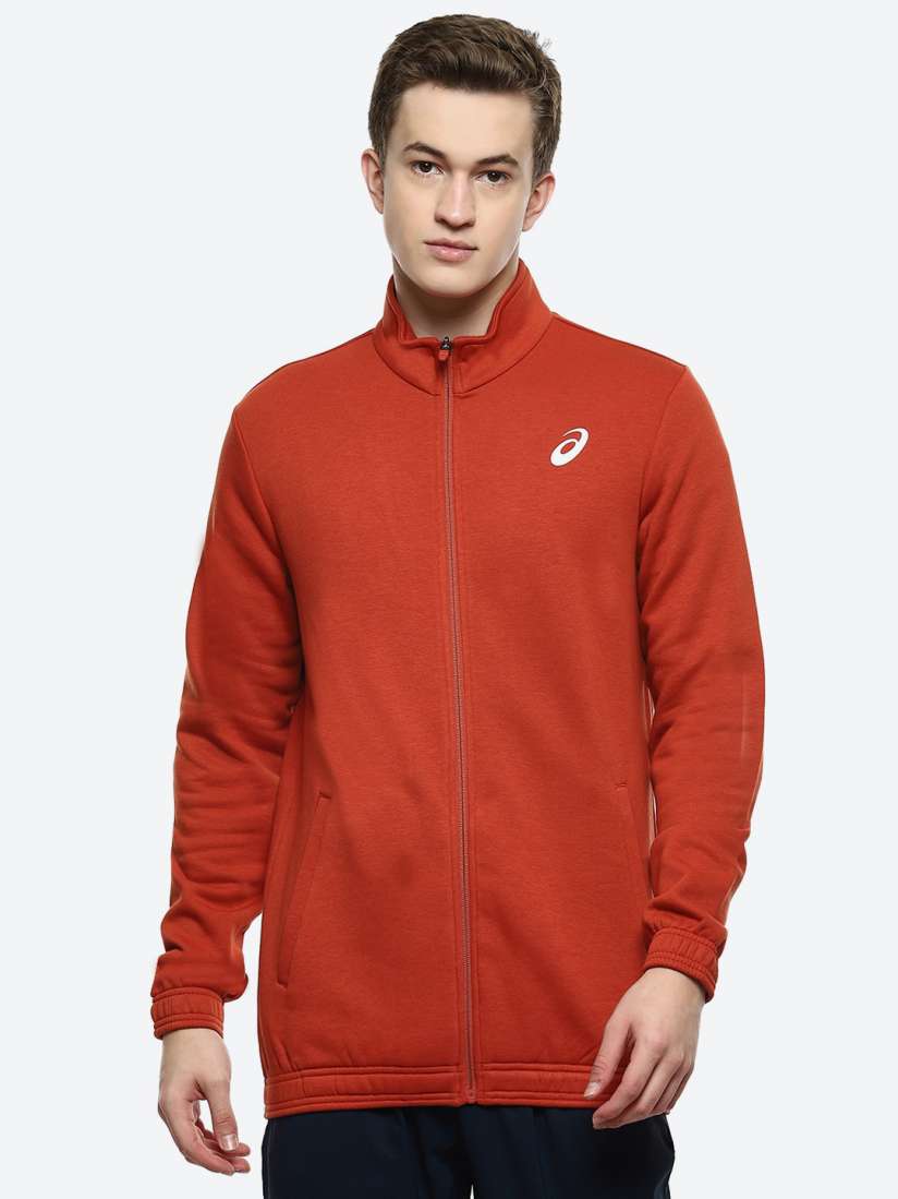 Asics fleece jacket deals