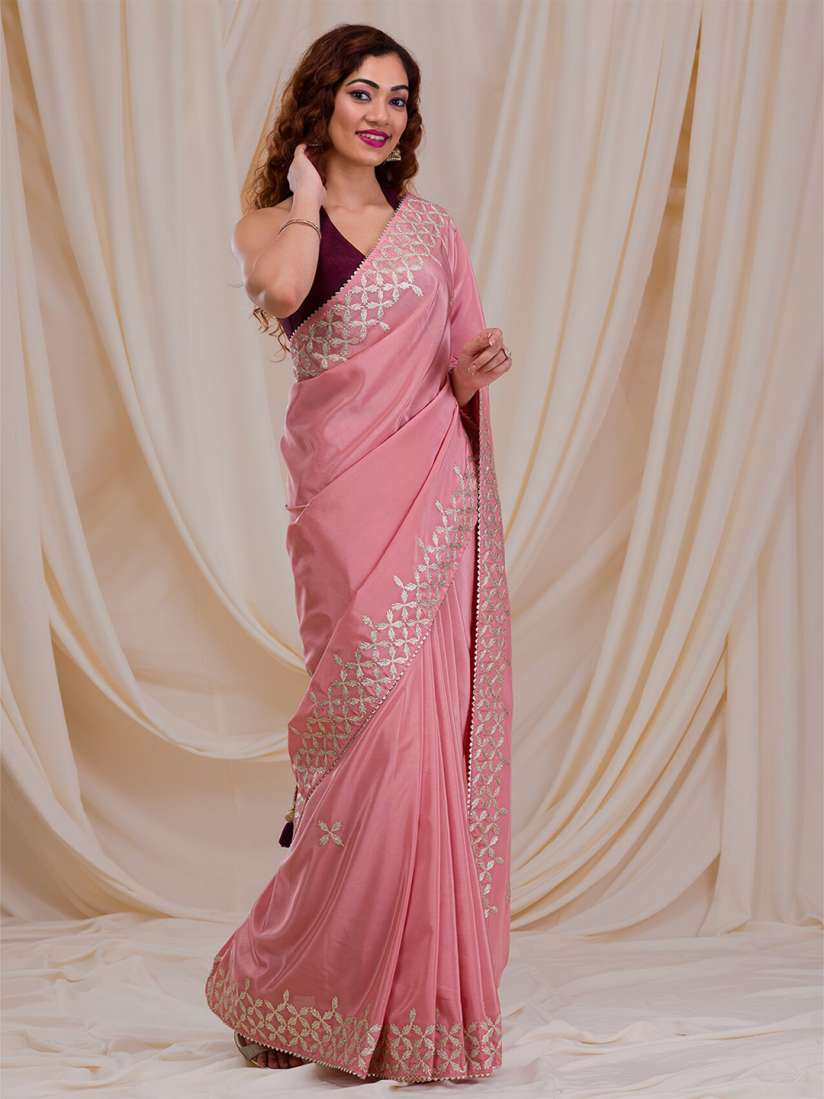 Buy Koskii Floral Embroidered Saree Sarees for Women 25237490 Myntra