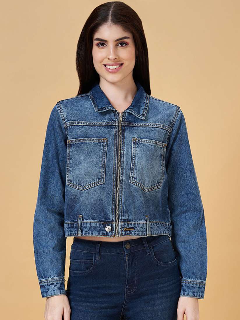 Myntra denim jacket for women new arrivals