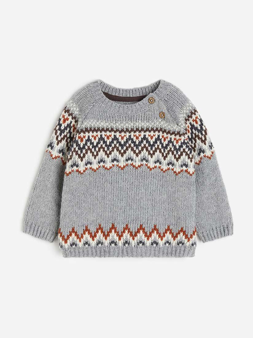 Buy H&M Boys Jacquard-Knit Jumper Sweaters for Boys 25239734