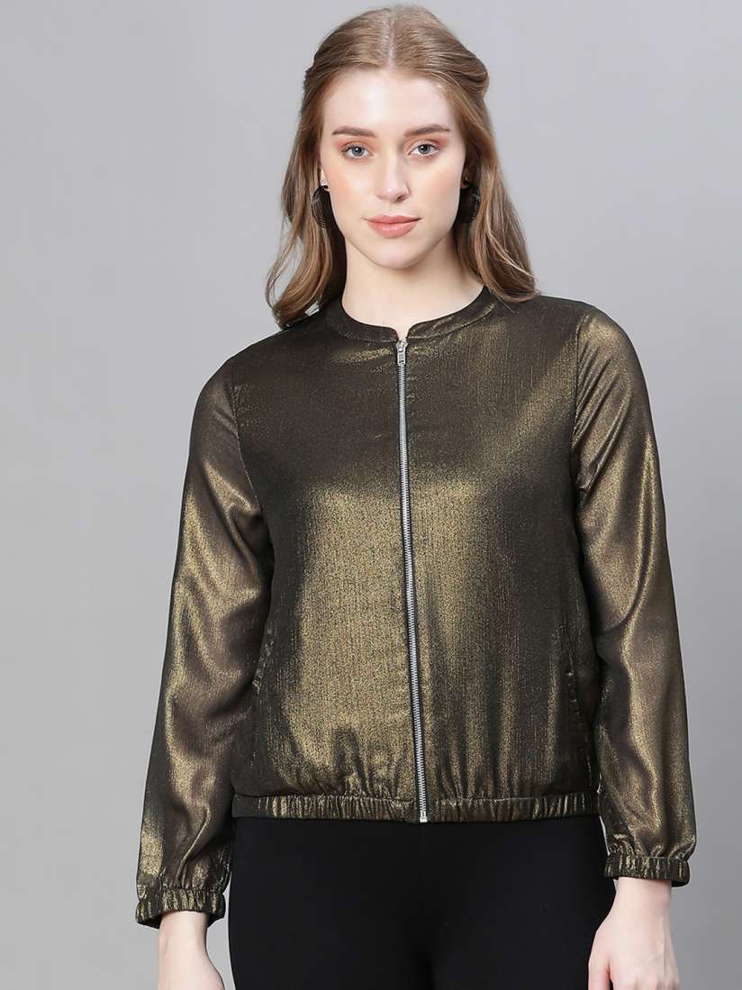 Collarless bomber jacket on sale